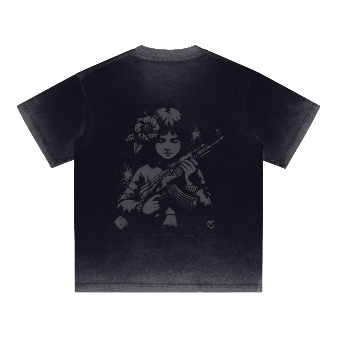 WASHED OVERSIZED COTTON T-SHIRT