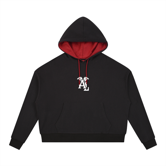 CHILLED ALBANIAN CROP HOODIE
