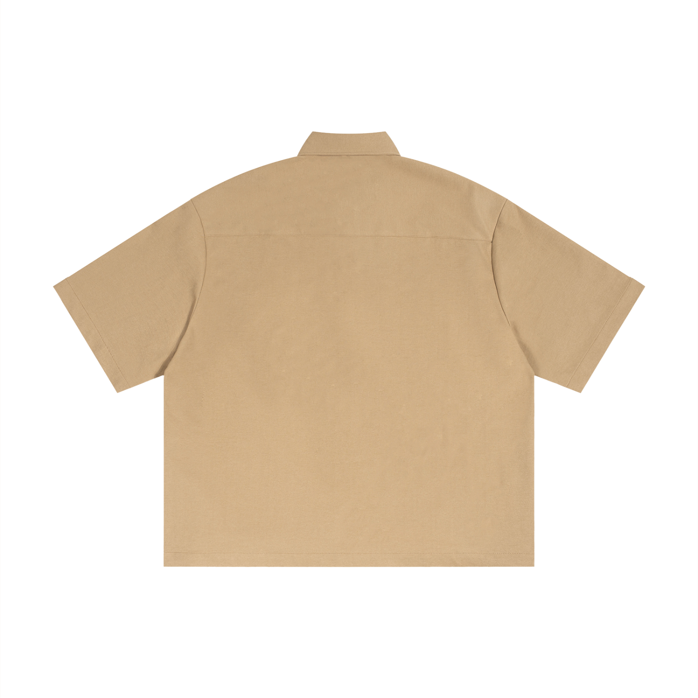 RELAXED LAPEL BUTTON SHIRT
