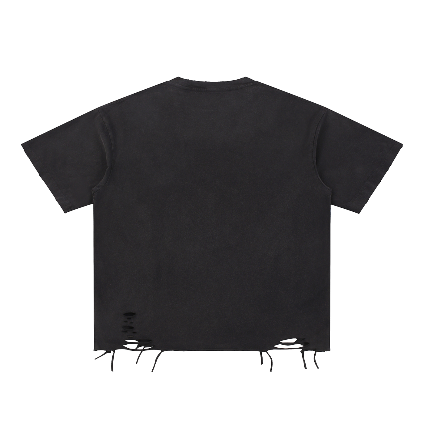 DISTRESSED SNOW WASH T-SHIRT
