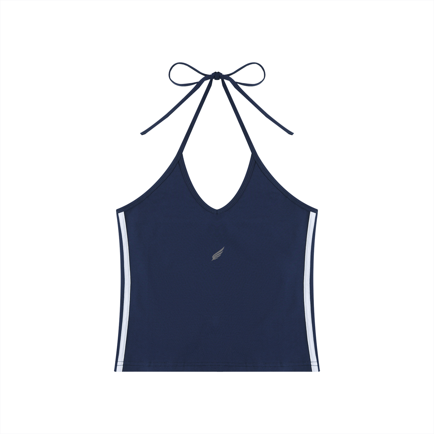BACKLESS V-NECK CROP TOP