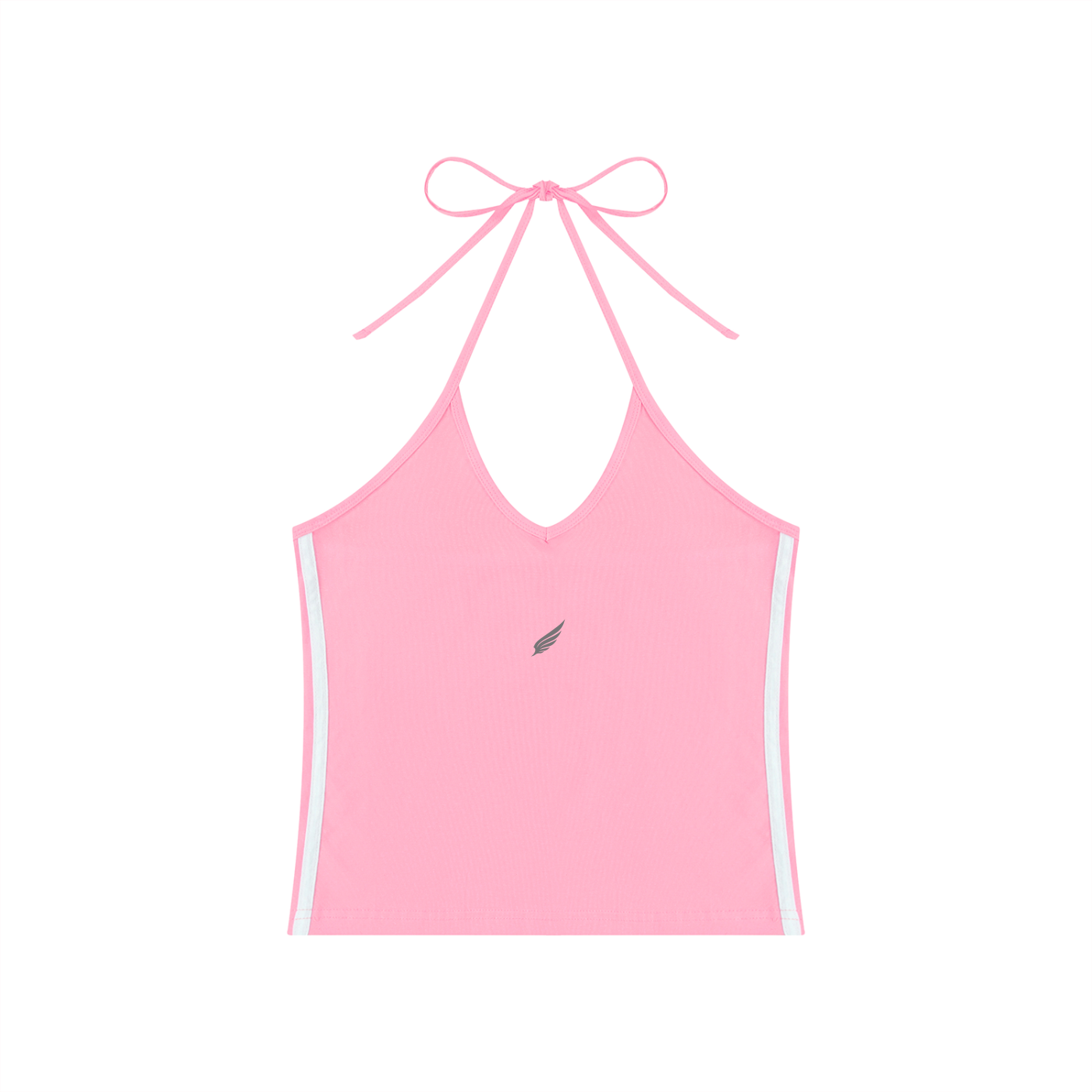 BACKLESS V-NECK CROP TOP