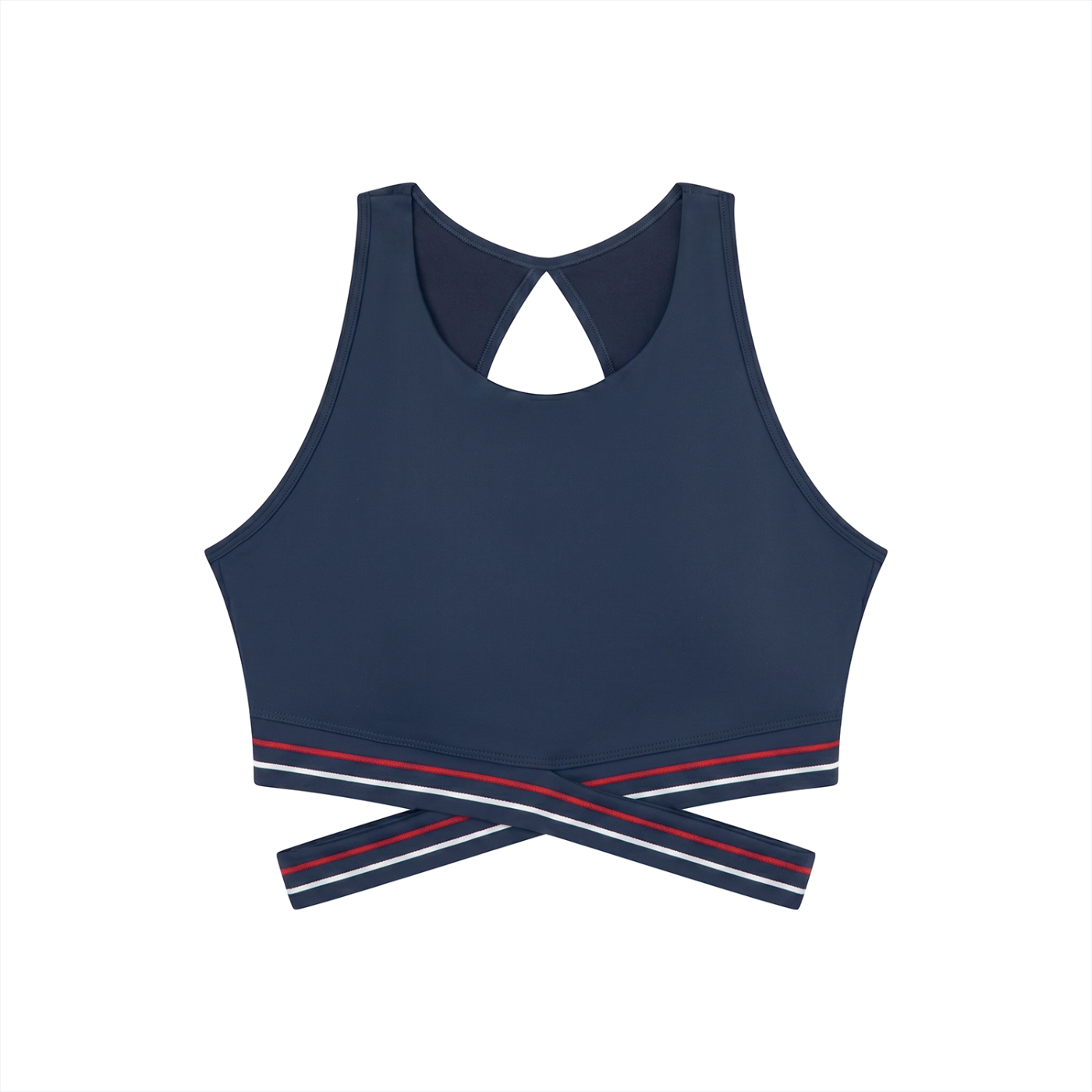 BACKLESS CROPPED SPORTS TOP