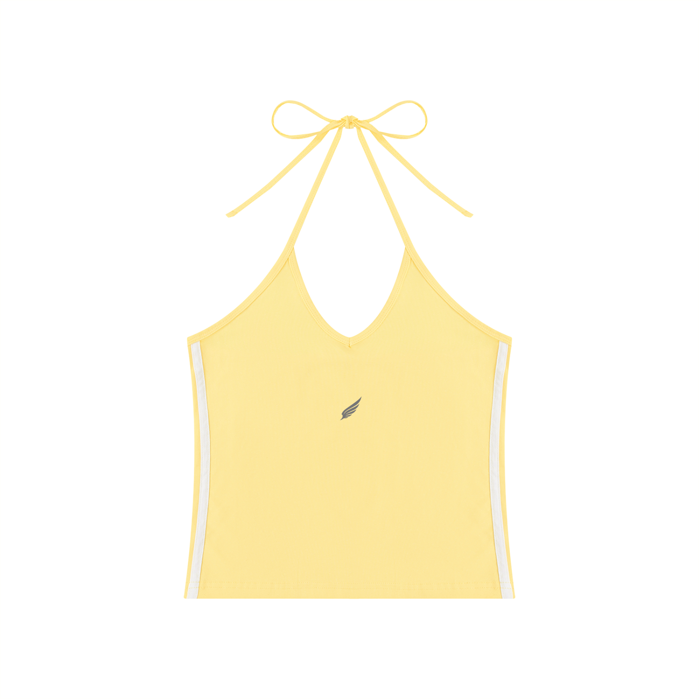 BACKLESS V-NECK CROP TOP