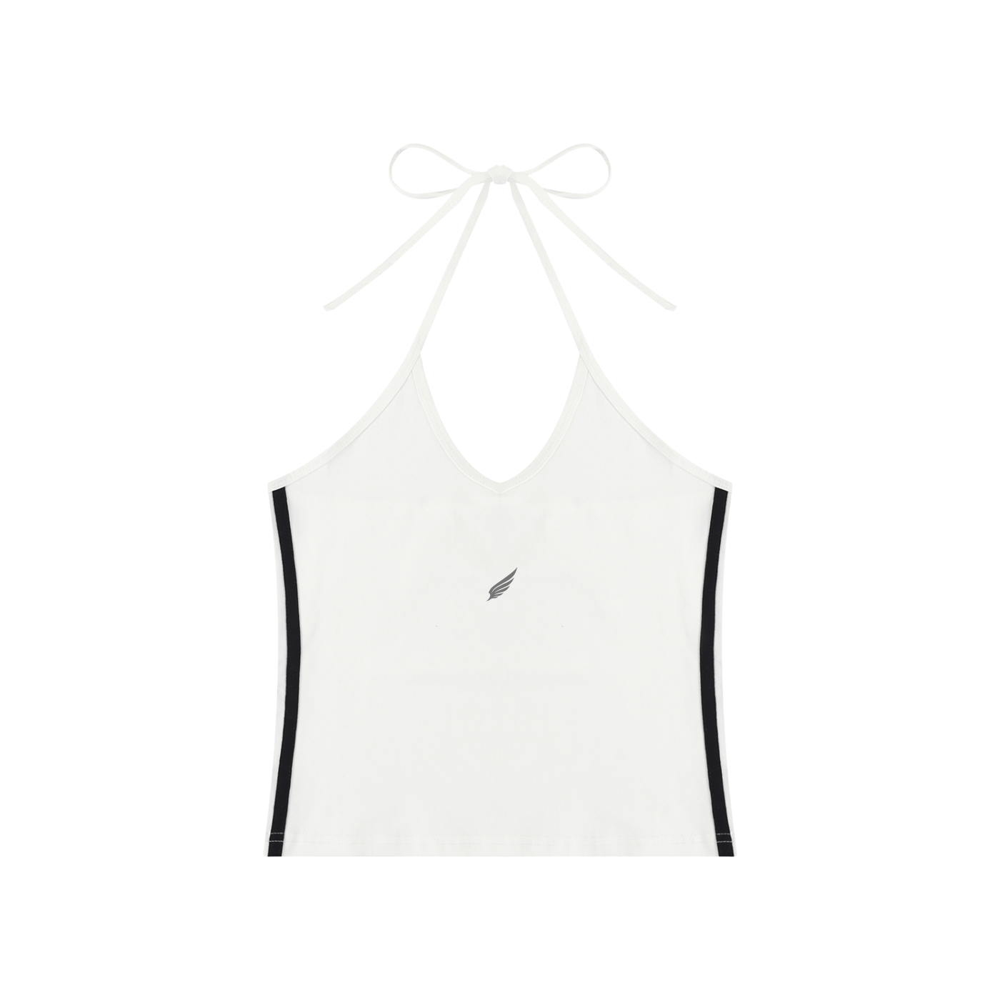 BACKLESS V-NECK CROP TOP
