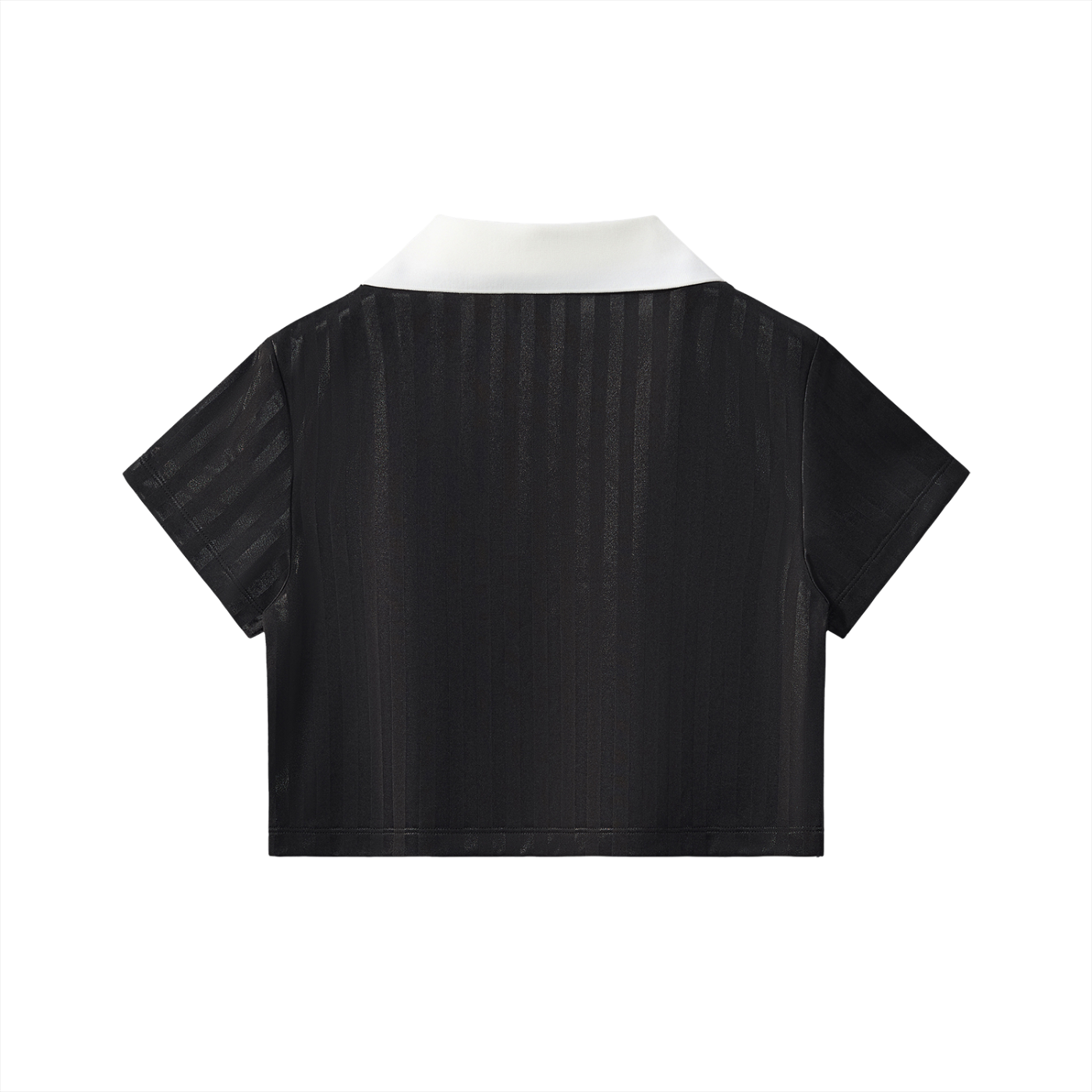 SPORTY CROP POLO TOP