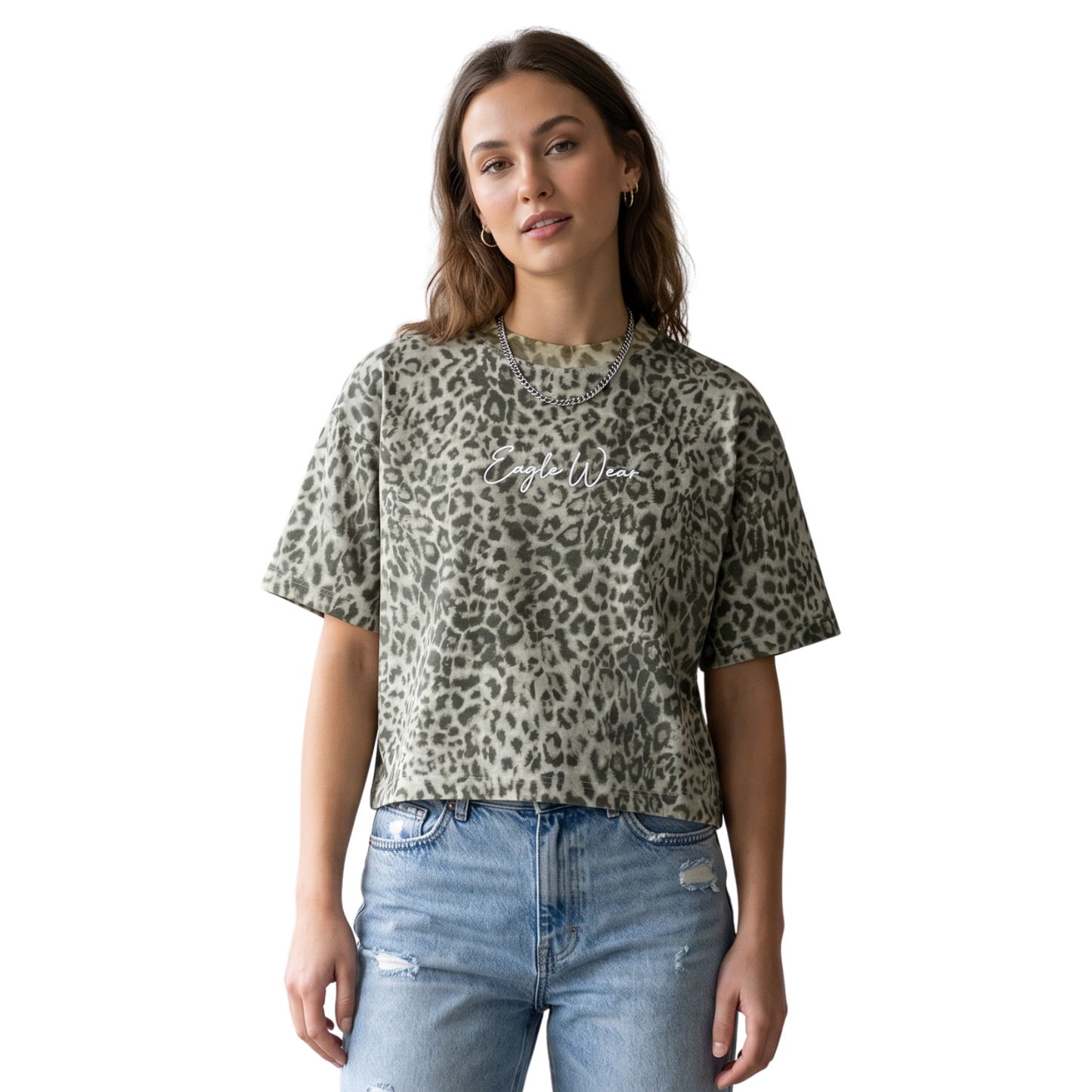 UNISEX WILD PRINT BOXY T-SHIRT