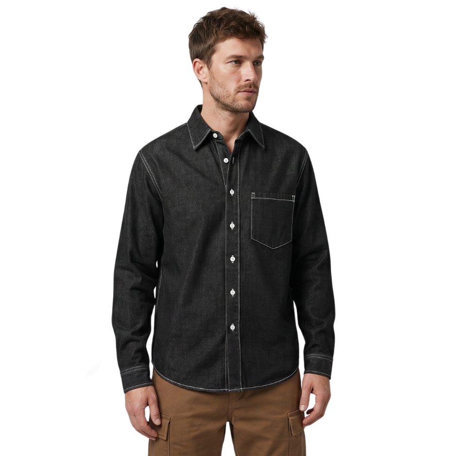 PREMIUM DENIM LAYER SHIRT