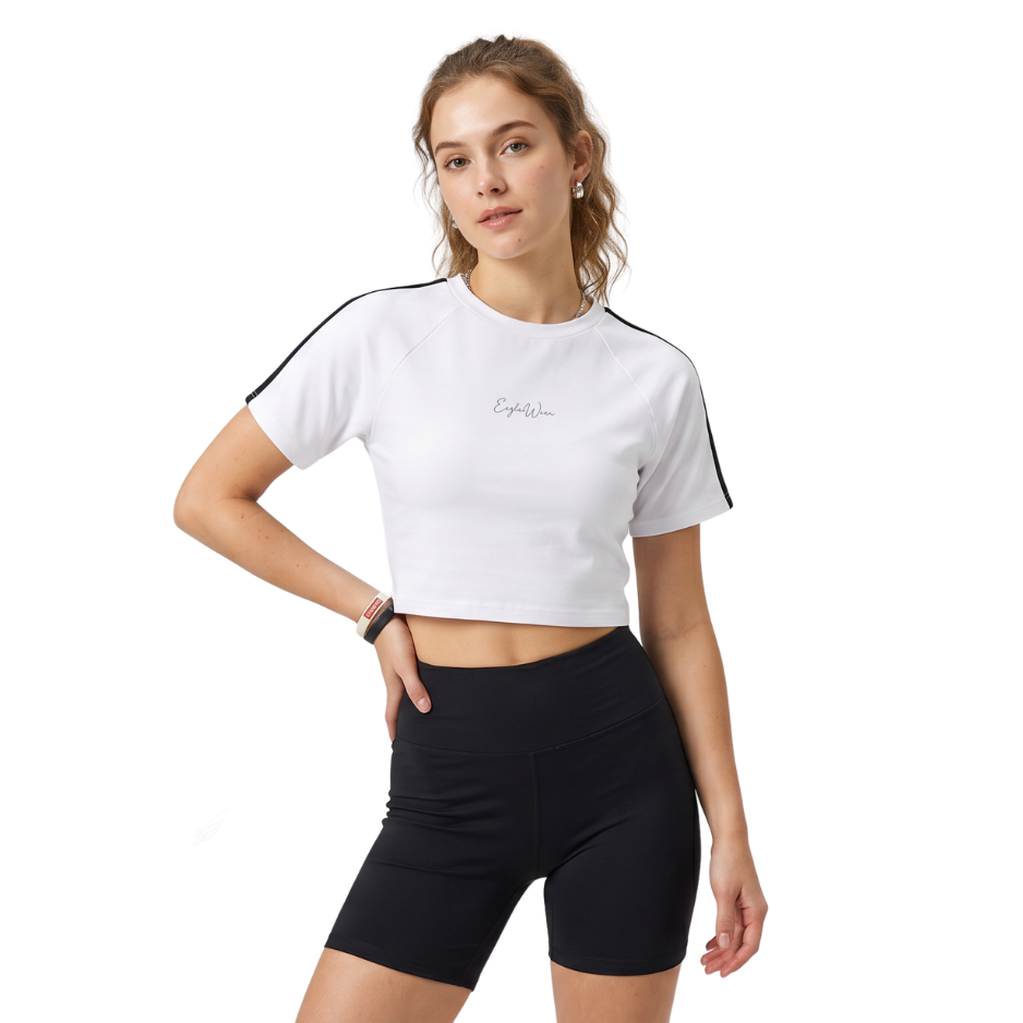RAGLAN BODYCON CROP TOP