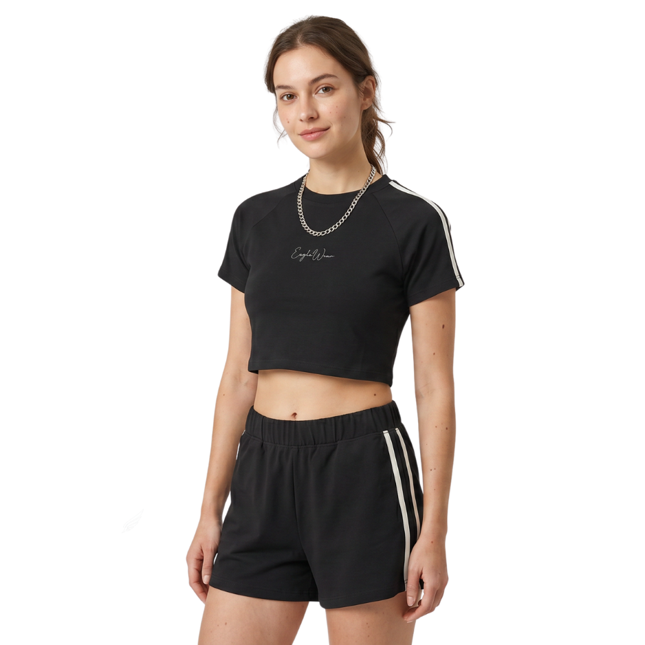 RAGLAN BODYCON CROP TOP
