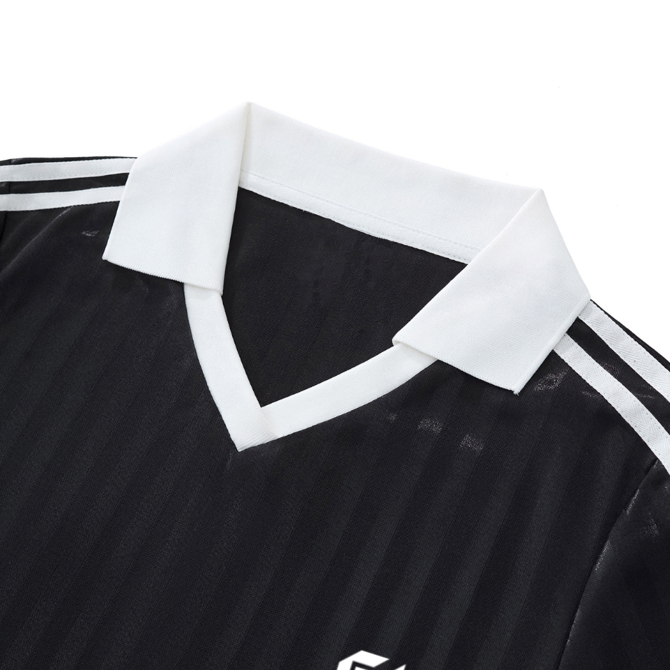 SPORTY CROP POLO TOP