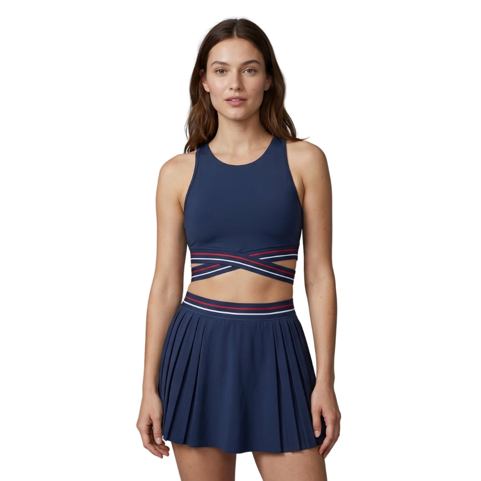 BACKLESS CROPPED SPORTS TOP