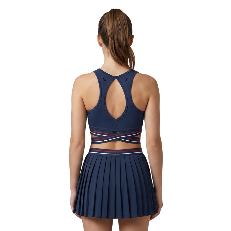 BACKLESS CROPPED SPORTS TOP
