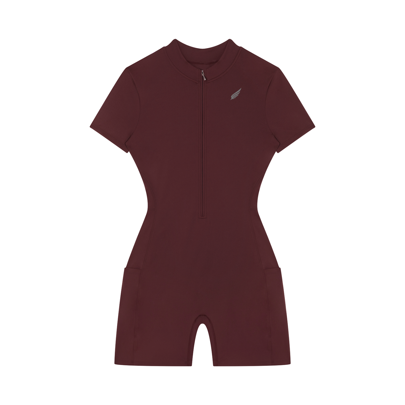 SPORT ZIP CROP BODYCON DRESS