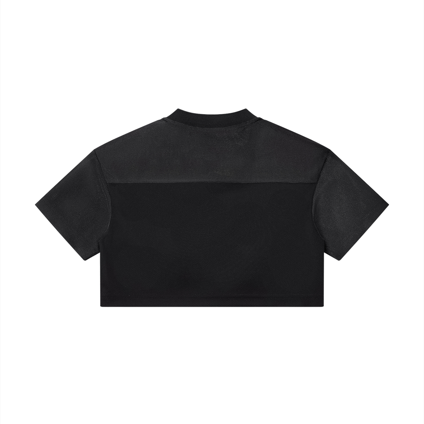 HOLLOW OUT CROPPED V-NECK TOP