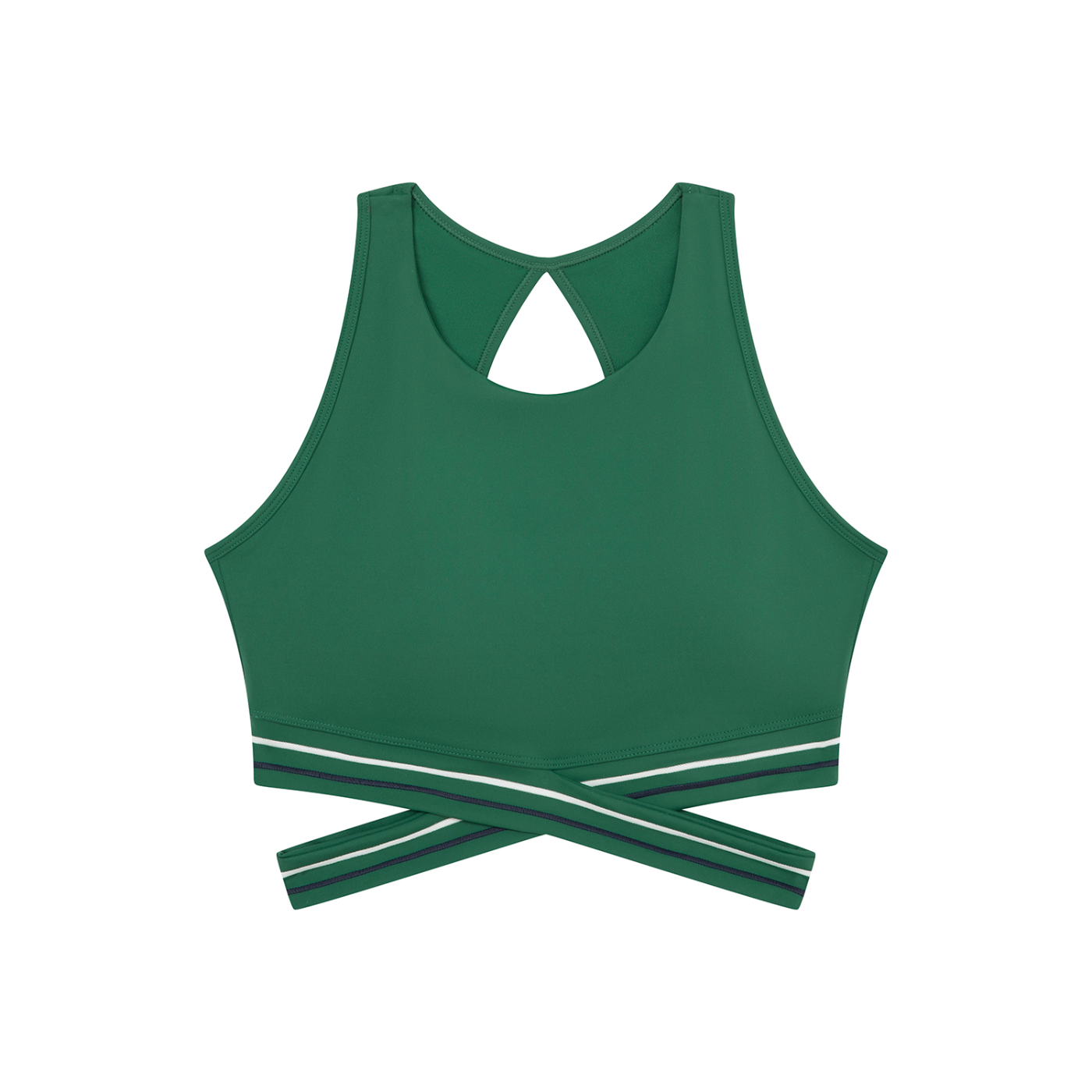 BACKLESS CROPPED SPORTS TOP