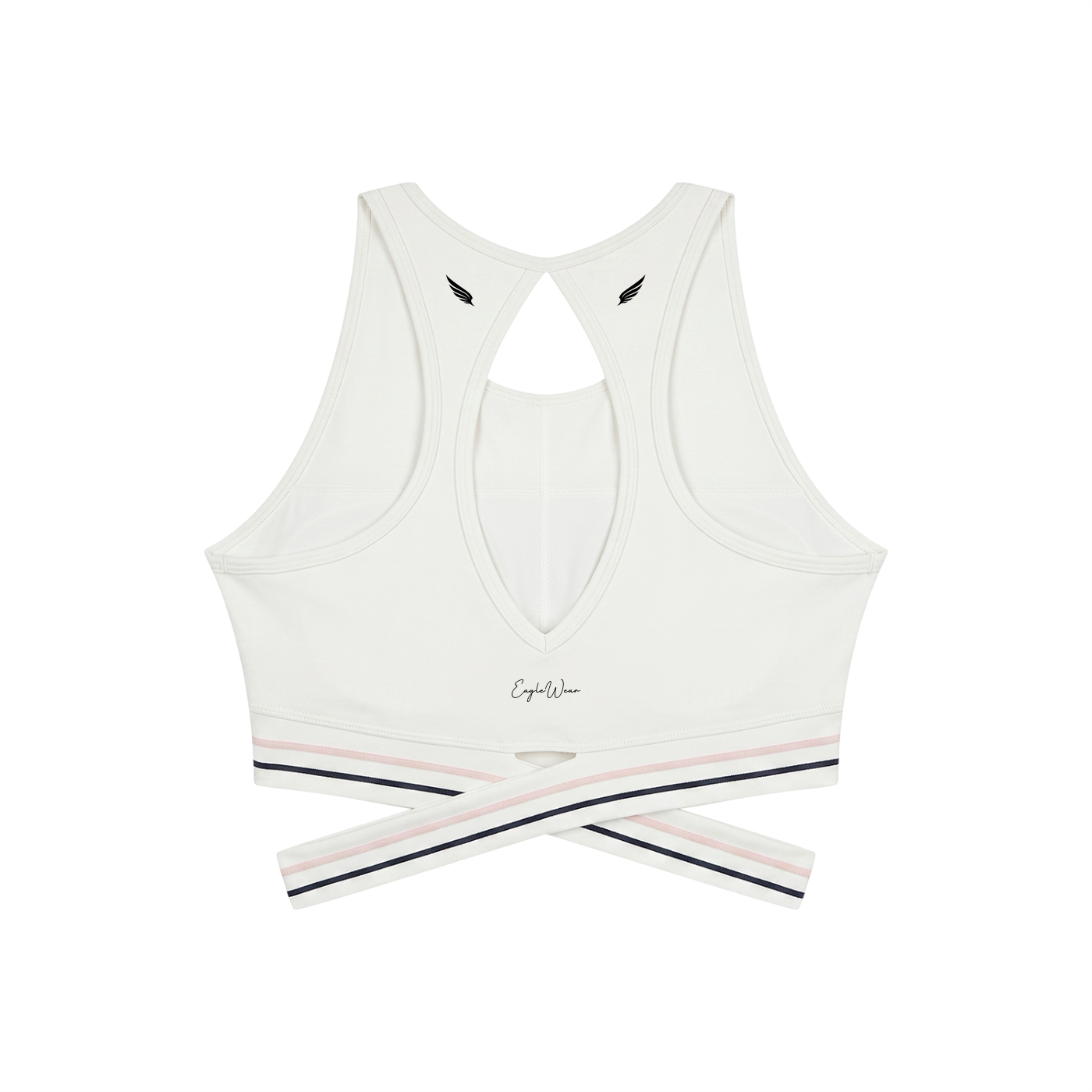 BACKLESS CROPPED SPORTS TOP