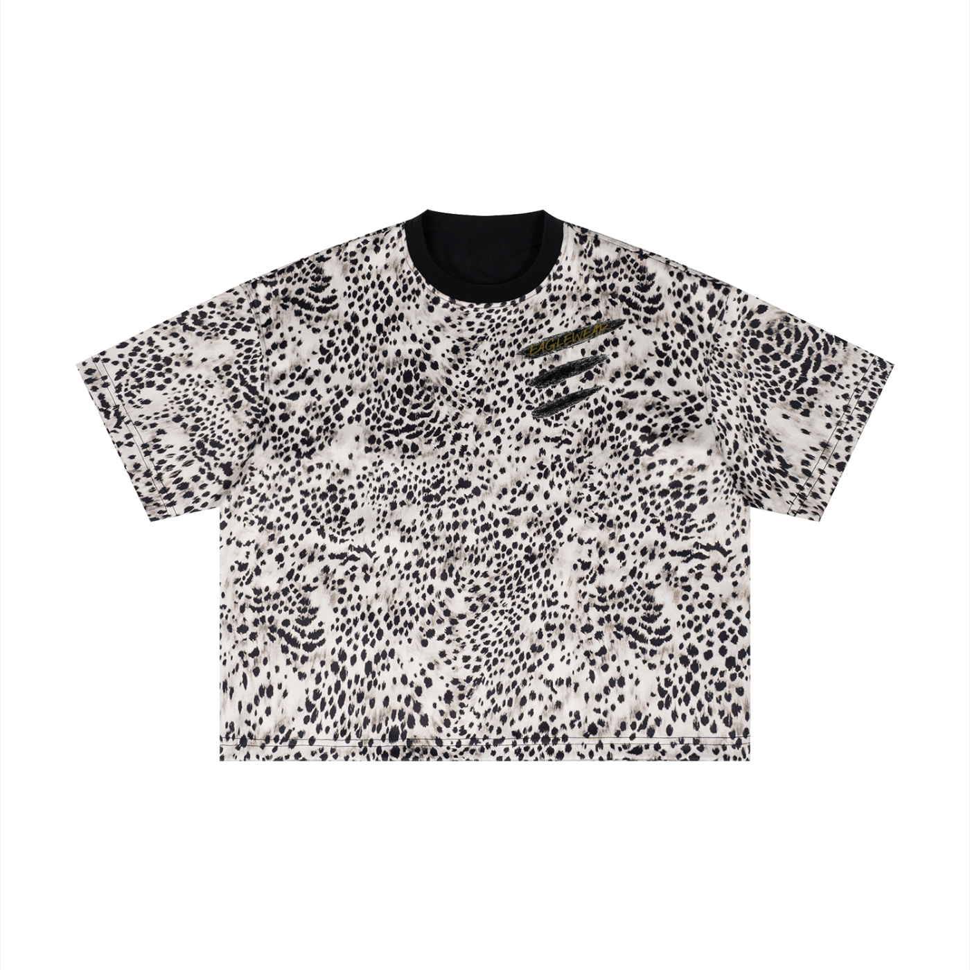 UNISEX WILD LEOPARD BOXY T-SHIRT