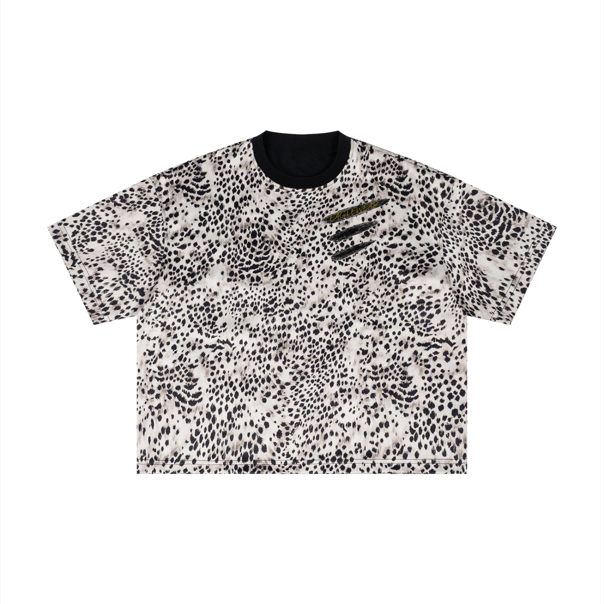 UNISEX WILD LEOPARD BOXY T-SHIRT