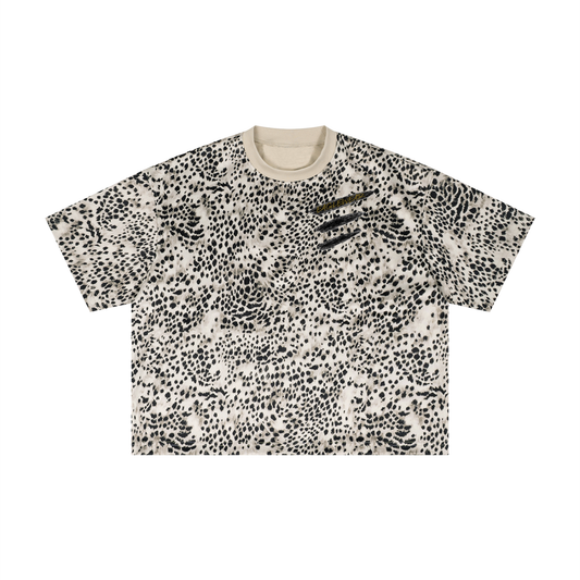UNISEX WILD LEOPARD BOXY T-SHIRT
