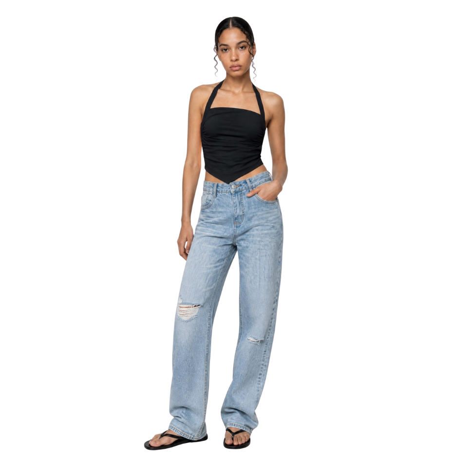 EAGLEWEAR FLEX HALTER CROP TOP