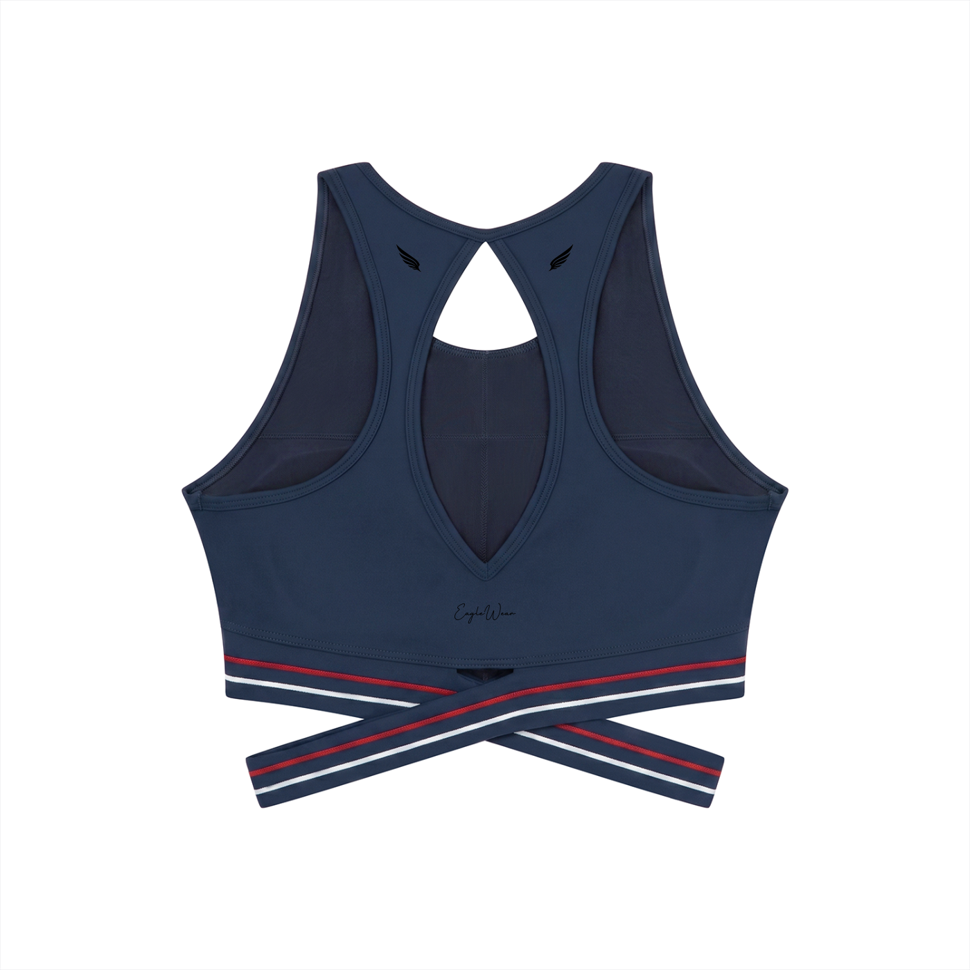 BACKLESS CROPPED SPORTS TOP