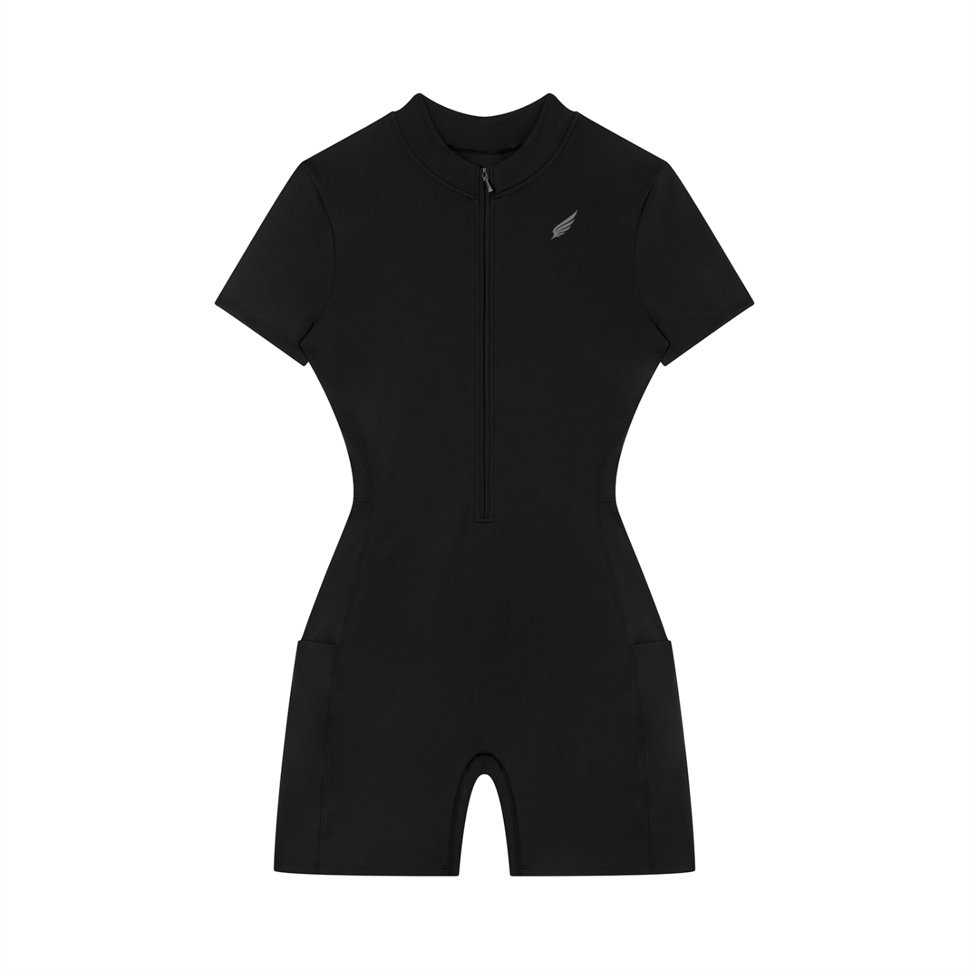 SPORT ZIP CROP BODYCON DRESS