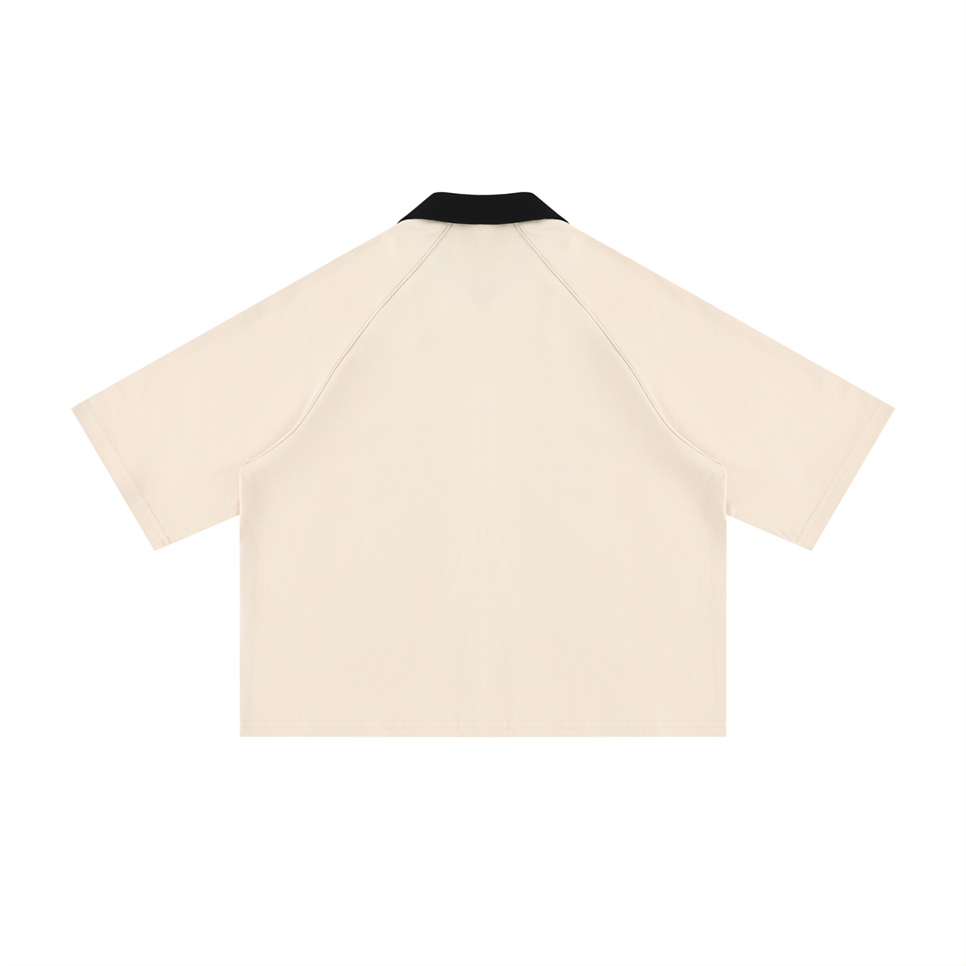 CROPPED RAGLAN LAPEL SHIRT