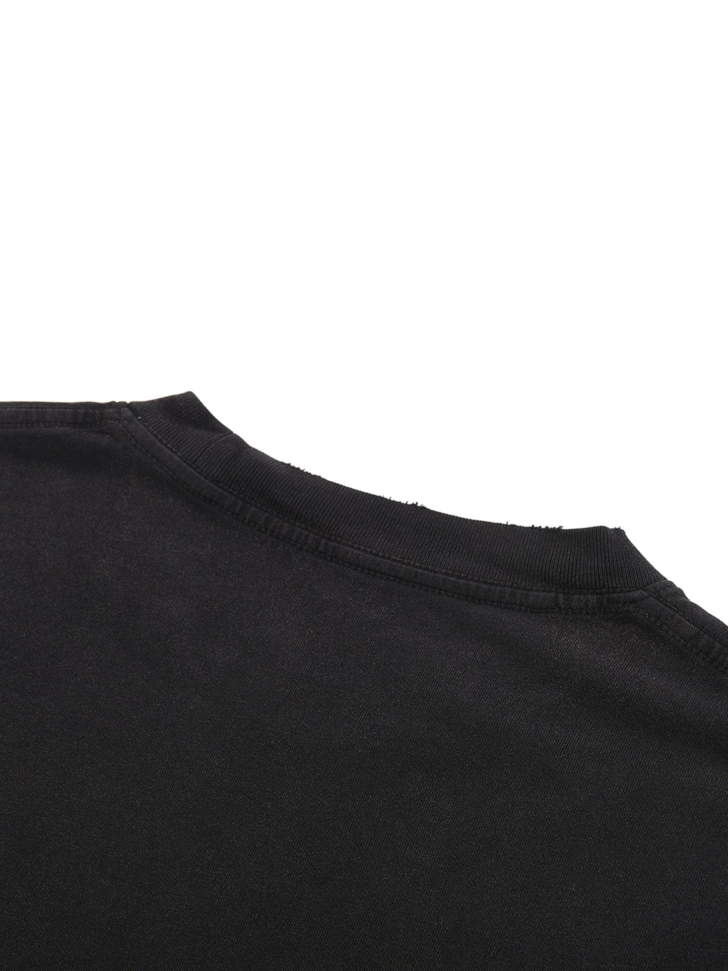 DISTRESSED SNOW WASH T-SHIRT