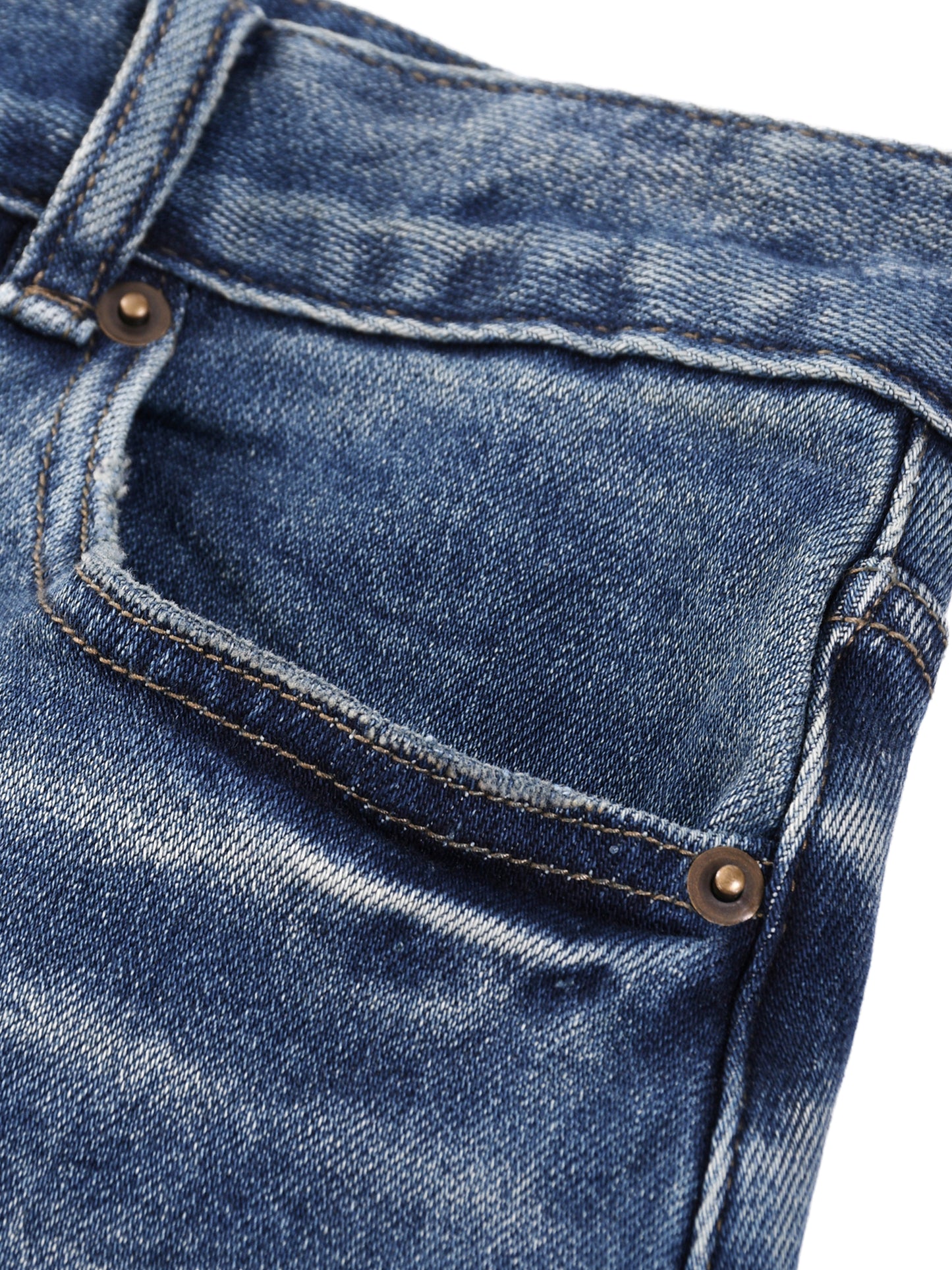 VINTAGE WASHED WIDE LEG JEANS