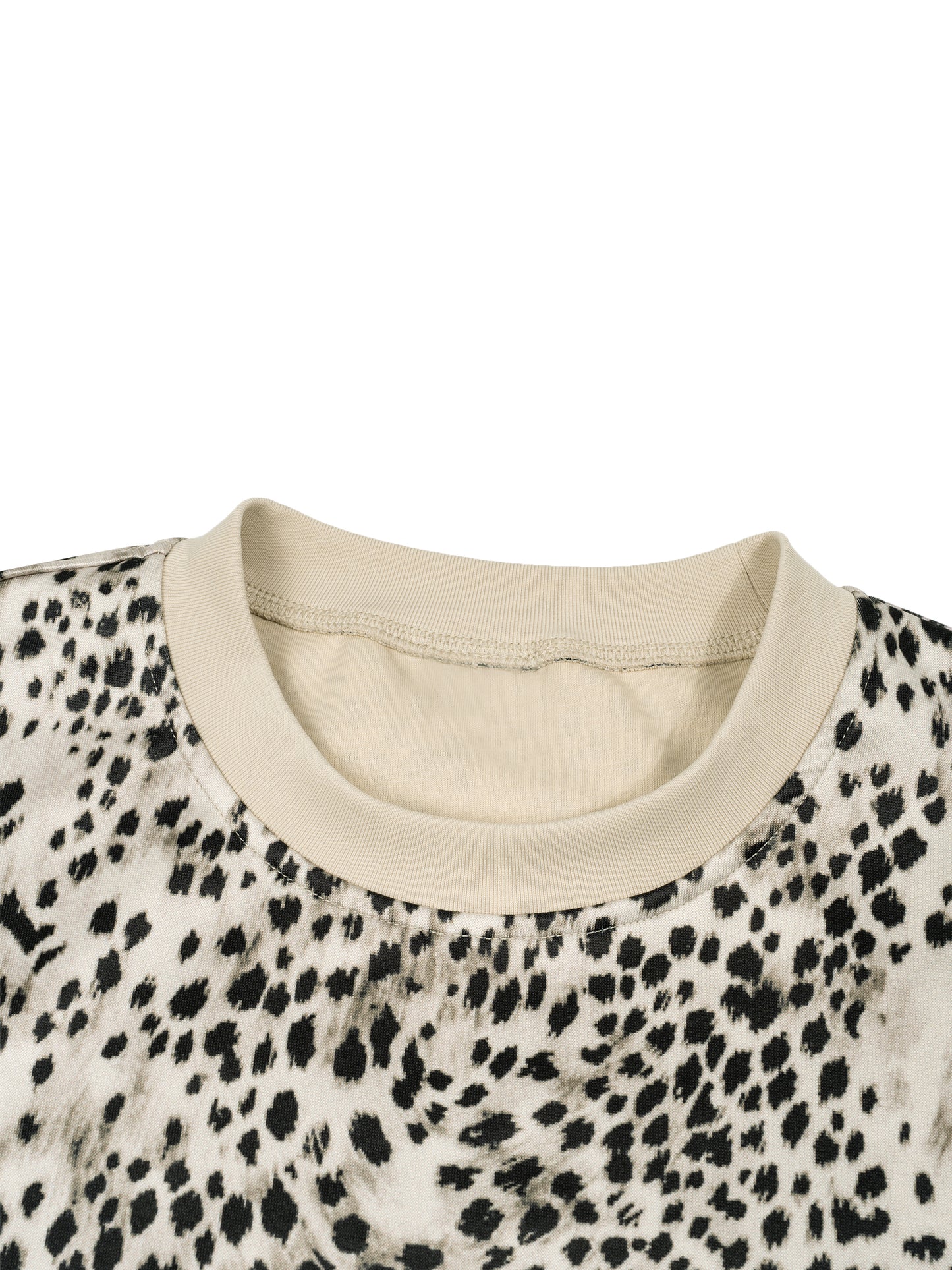 UNISEX WILD LEOPARD BOXY T-SHIRT