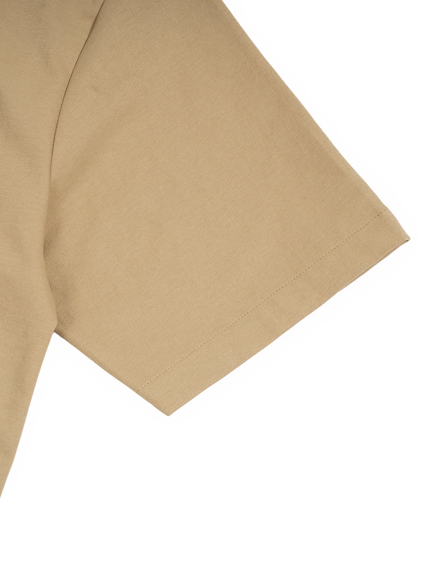 RELAXED LAPEL BUTTON SHIRT