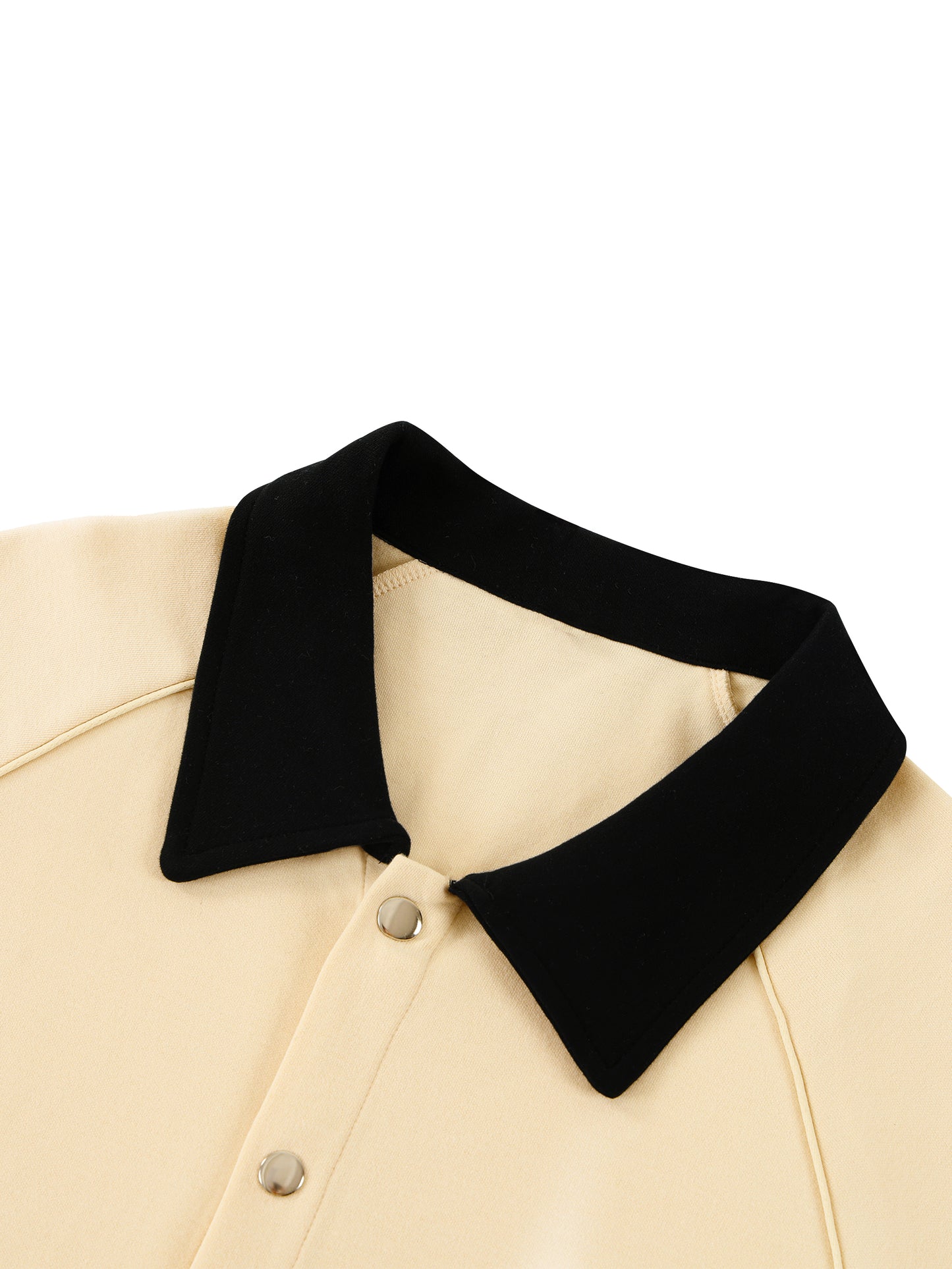 CROPPED RAGLAN LAPEL SHIRT
