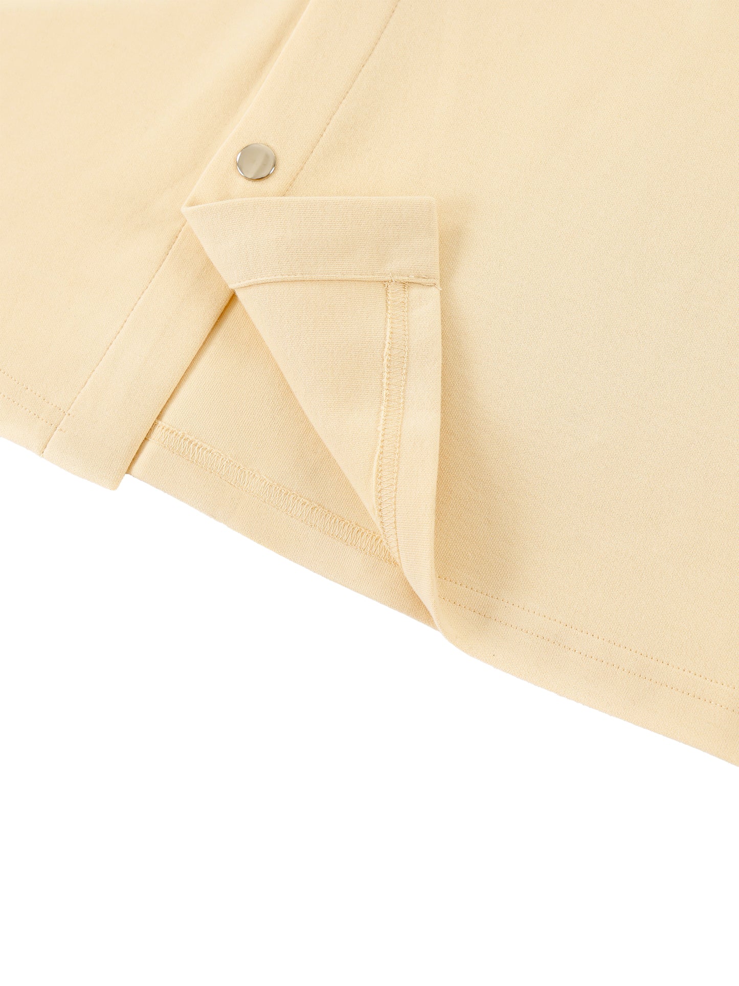 CROPPED RAGLAN LAPEL SHIRT