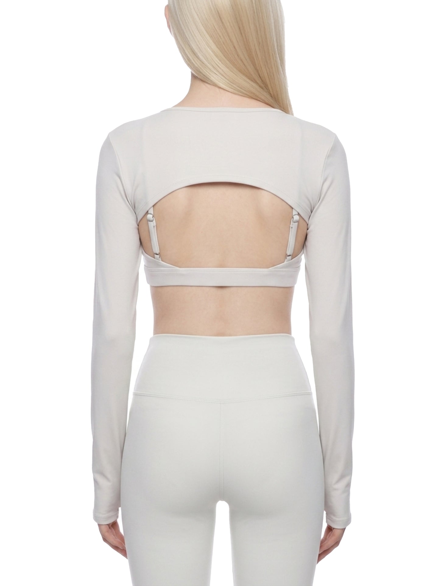 LONG SLEEVE SPORT CROPPED TOP