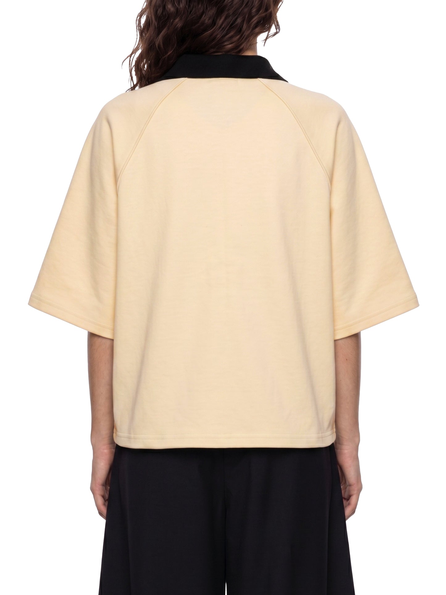 CROPPED RAGLAN LAPEL SHIRT